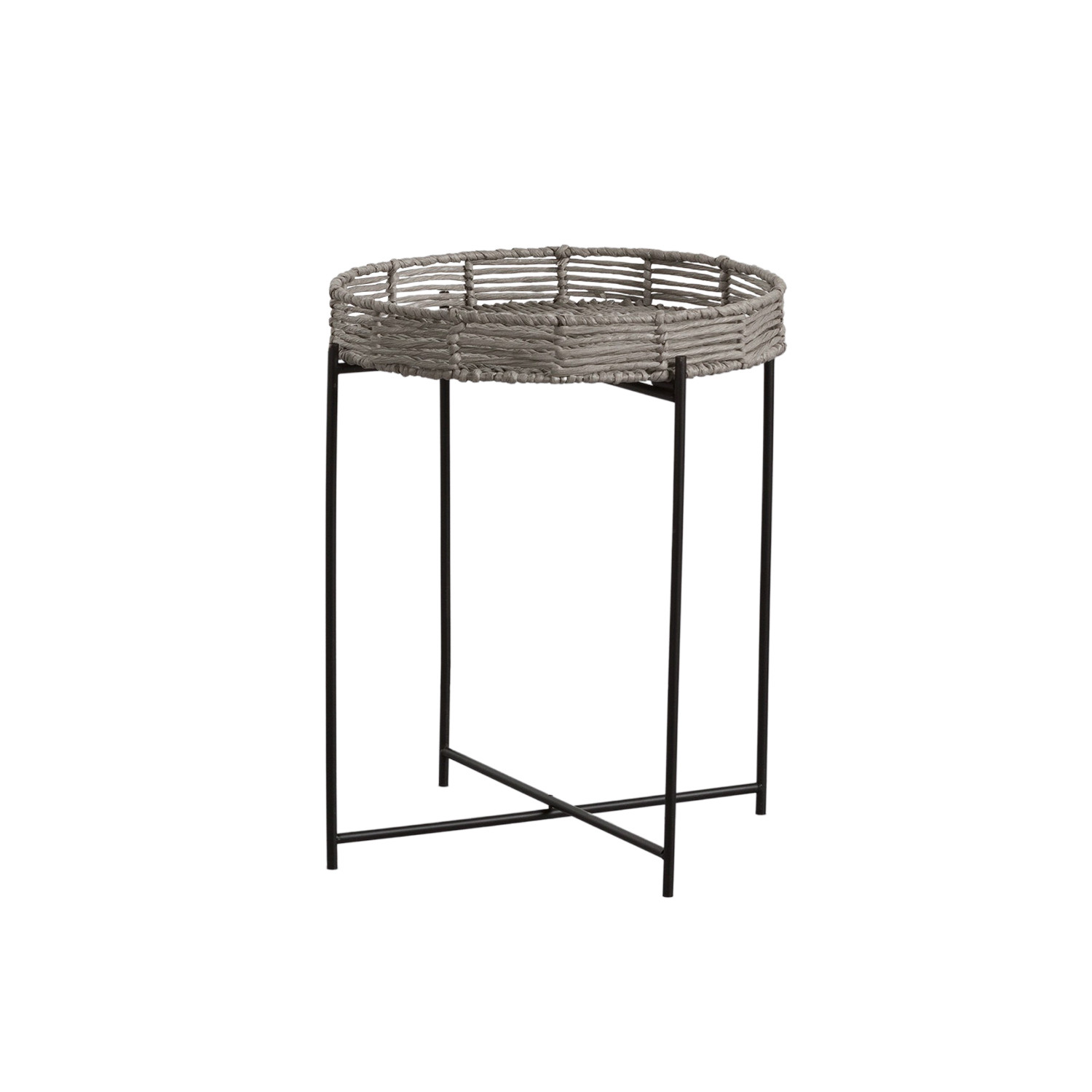 Mesita Auxiliar Redonda Tea 53x45cm Thinia Home Mesitas de Noche y Auxiliares 7